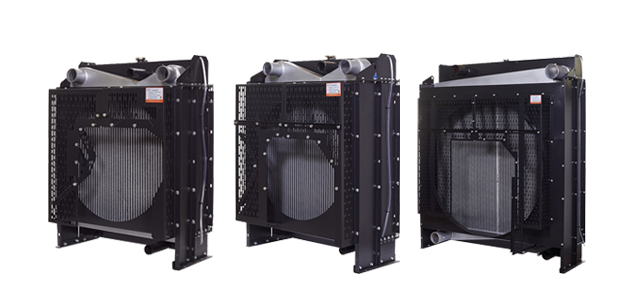 上柴系列發電機組散熱器